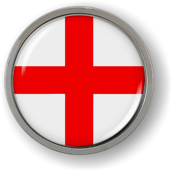 England - Flag - Country Emblem